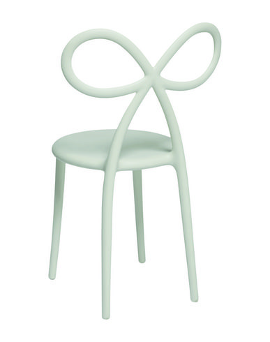 Qeeboo Ribbon Chair Chair Or Bench White Size - Polyethylene