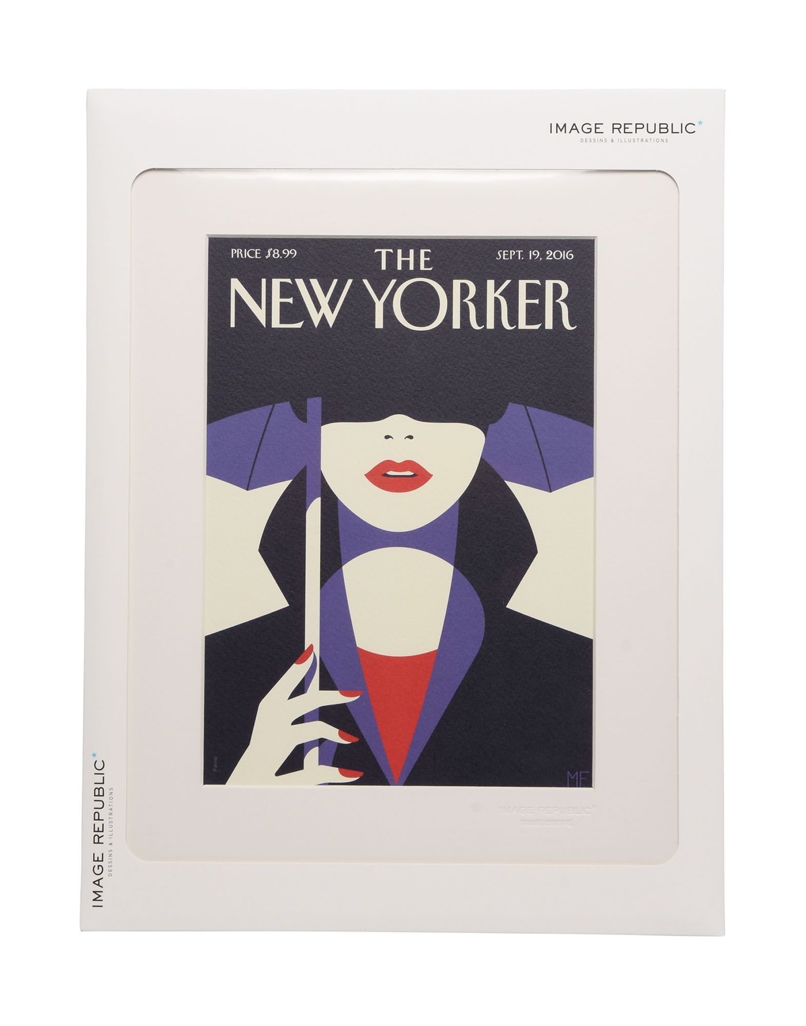 《送料無料》IMAGE REPUBLIC Unisex デコレーション パープル 指定外繊維（紙） THE NEWYORKER 85 FAVRE IN THE shade