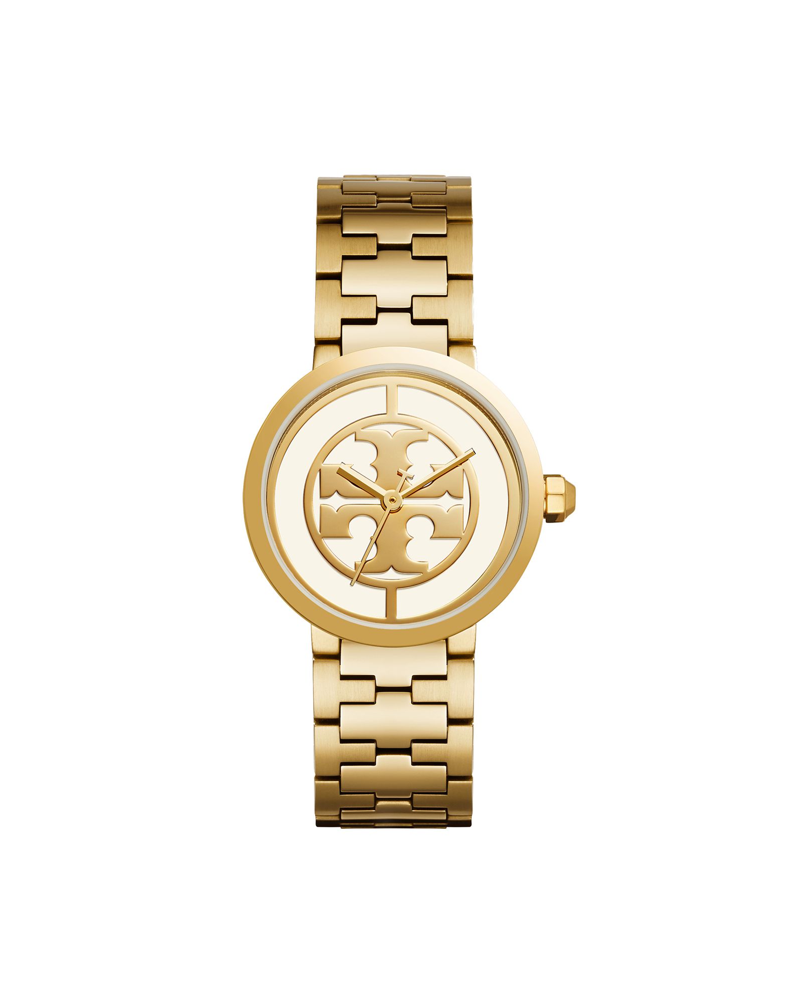 《送料無料》TORY BURCH レディース 腕時計 ゴールド ステンレススチール THE REVA