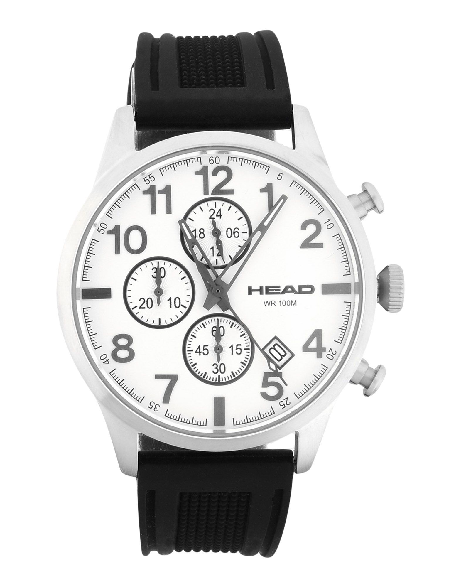 《送料無料》HEAD メンズ 腕時計 ホワイト ステンレススチール / シリコン