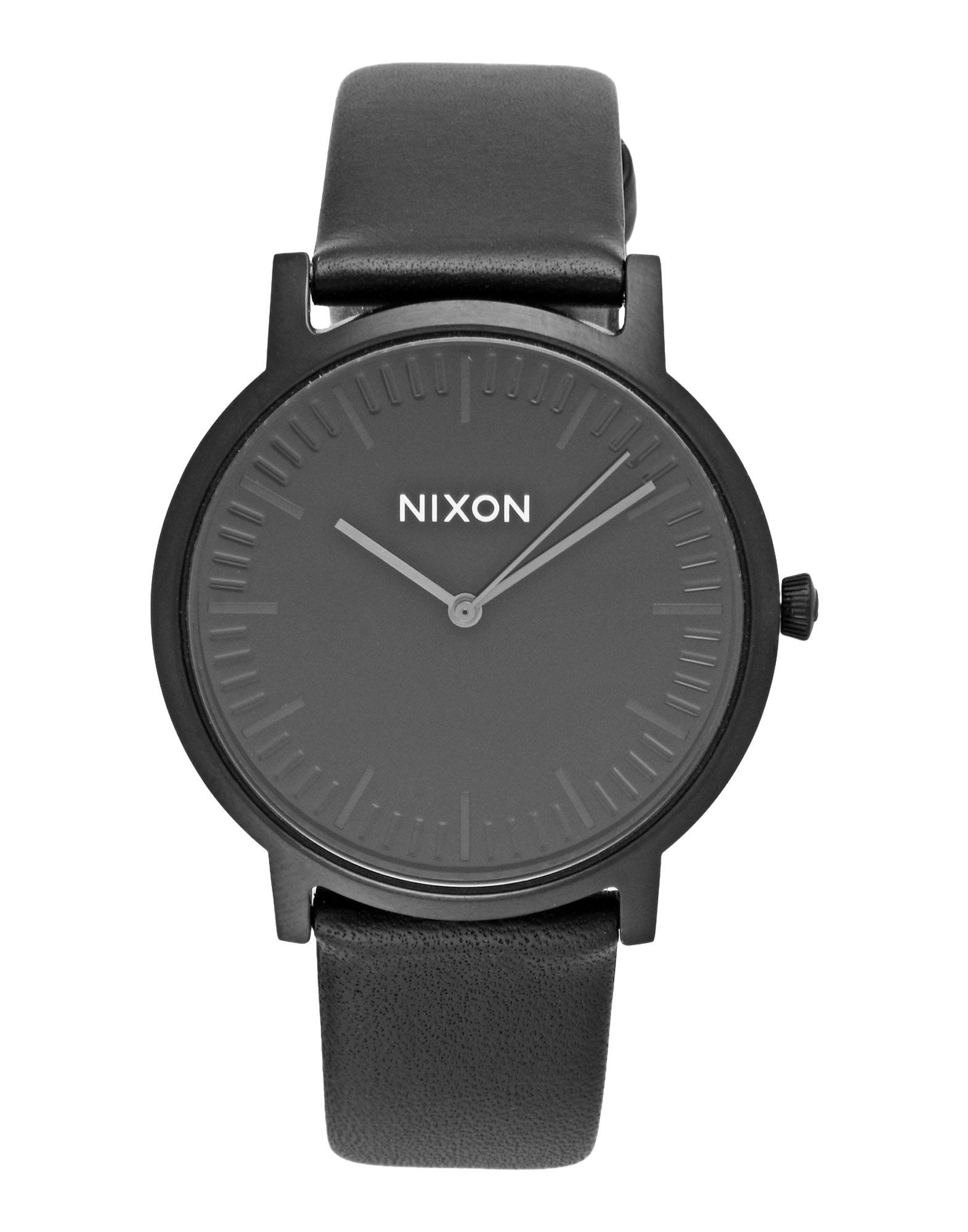 《送料無料》NIXON Unisex 腕時計 ブラック ステンレススチール / 革 A1058 PORTER LEATHER