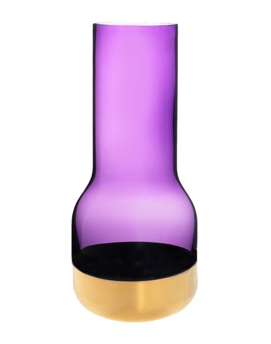 Nude Collection Contour Vase Purple Size - Glass