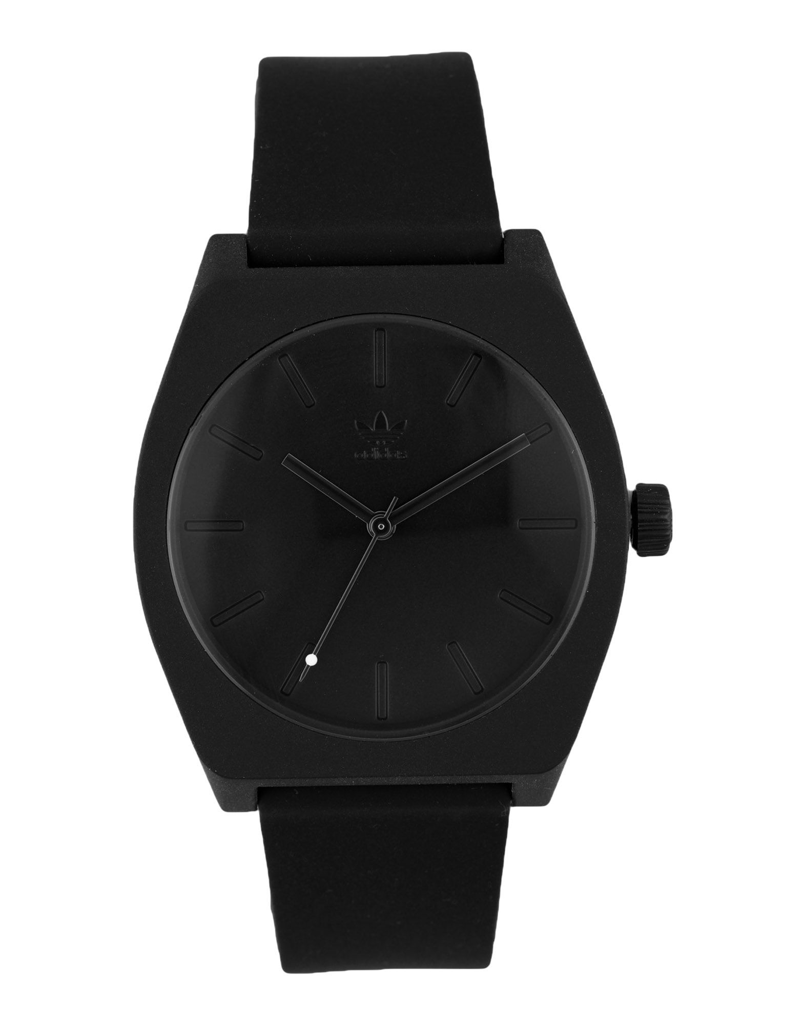 《送料無料》ADIDAS メンズ 腕時計 ブラック ステンレススチール / シリコン