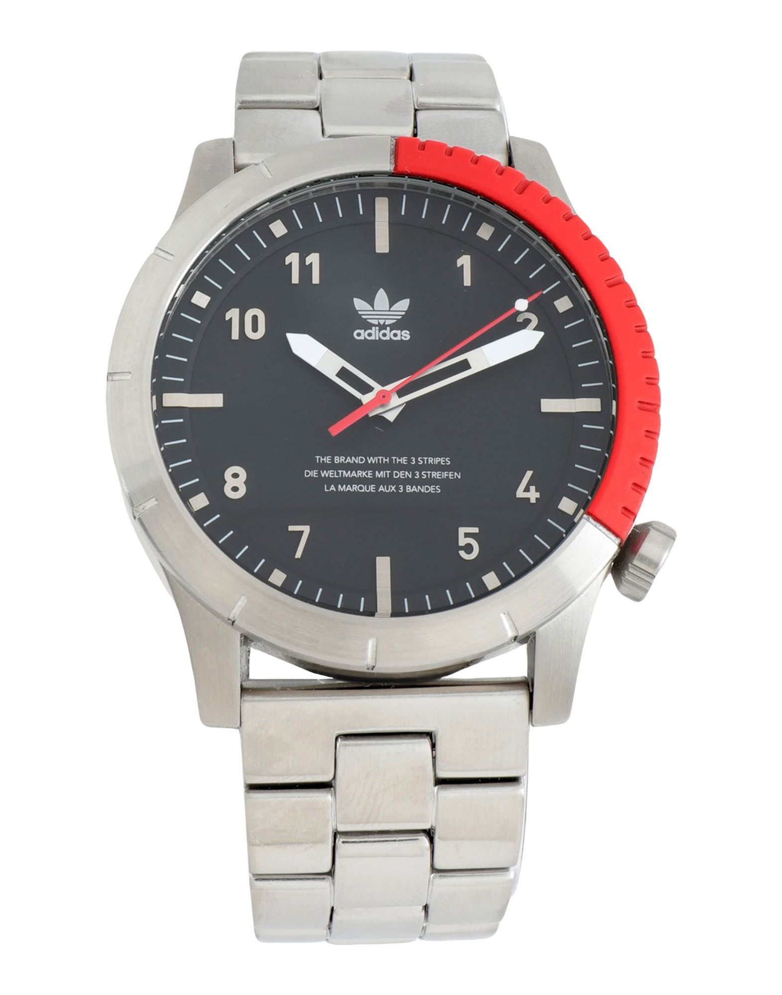 《送料無料》ADIDAS レディース 腕時計 シルバー ステンレススチール