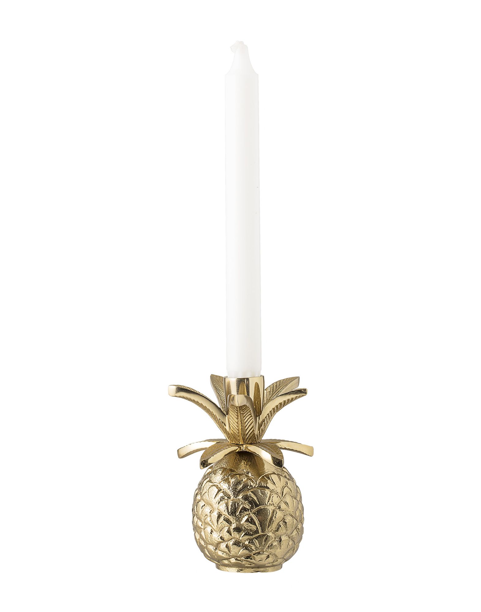 《送料無料》BLOOMINGVILLE Unisex キャンドルスタンド ゴールド アルミニウム Pineapple candlestick