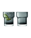 LSA Unisex Glas Farbe Grau Gr��e 1