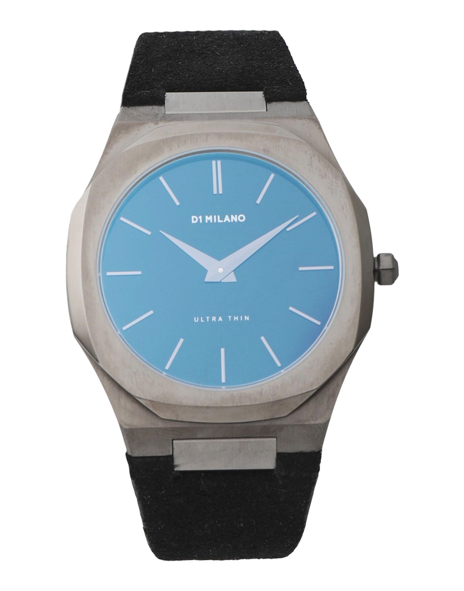 《セール開催中》D1 MILANO メンズ 腕時計 ブラック ステンレススチール / 革