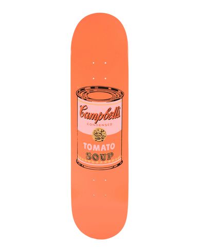 The Skateroom Colored Campbell's Soup Cans - Peach Art Object (-) Size - Wood In Orange