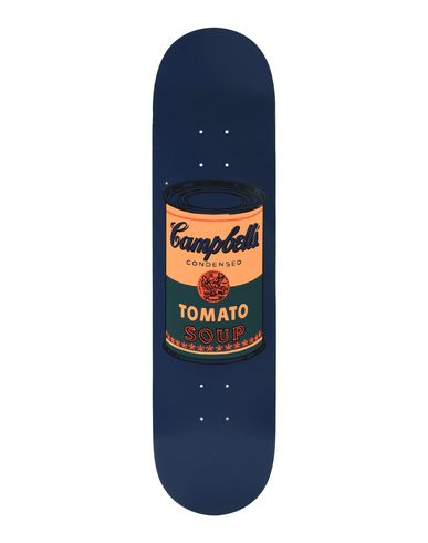 The Skateroom Colored Campbell's Soup Cans - Teal Art Object (-) Size - Wood In Blue