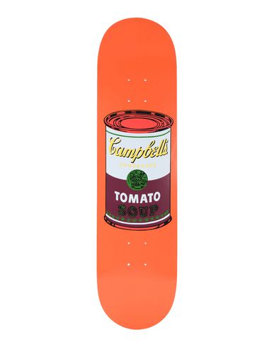 The Skateroom Colored Campbell's Soup Cans - Purple Art Object (-) Size - Wood In Orange