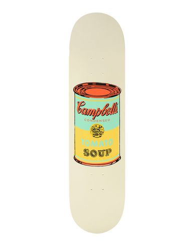 The Skateroom Colored Campbell's Soup Cans -yellow Art Object (-) Size - Wood In Neutral