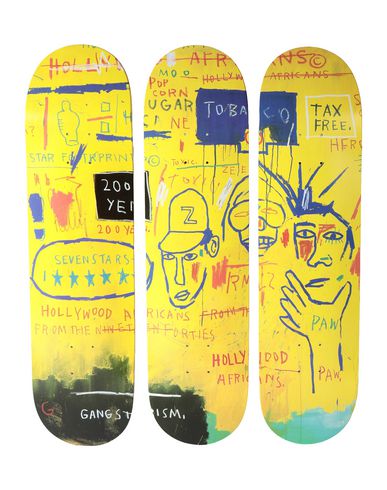 The Skateroom Hollywood Africans Art Object (-) Size - Wood In Yellow