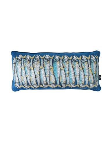 Fornasetti Sardine Pillow Or Pillow Case Blue Size - Silk