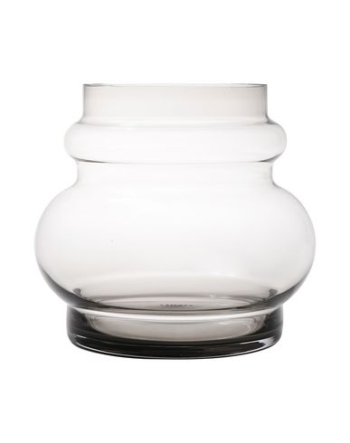 Normann Copenhagen Tivoli Balloon Vase Medium Vase Grey Size - Glass