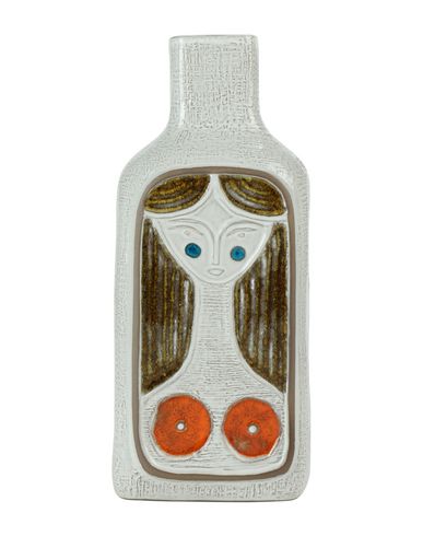 Jonathan Adler Glass Menagerie - Lady Vase Vase Light Grey Size - Ceramic, Glass