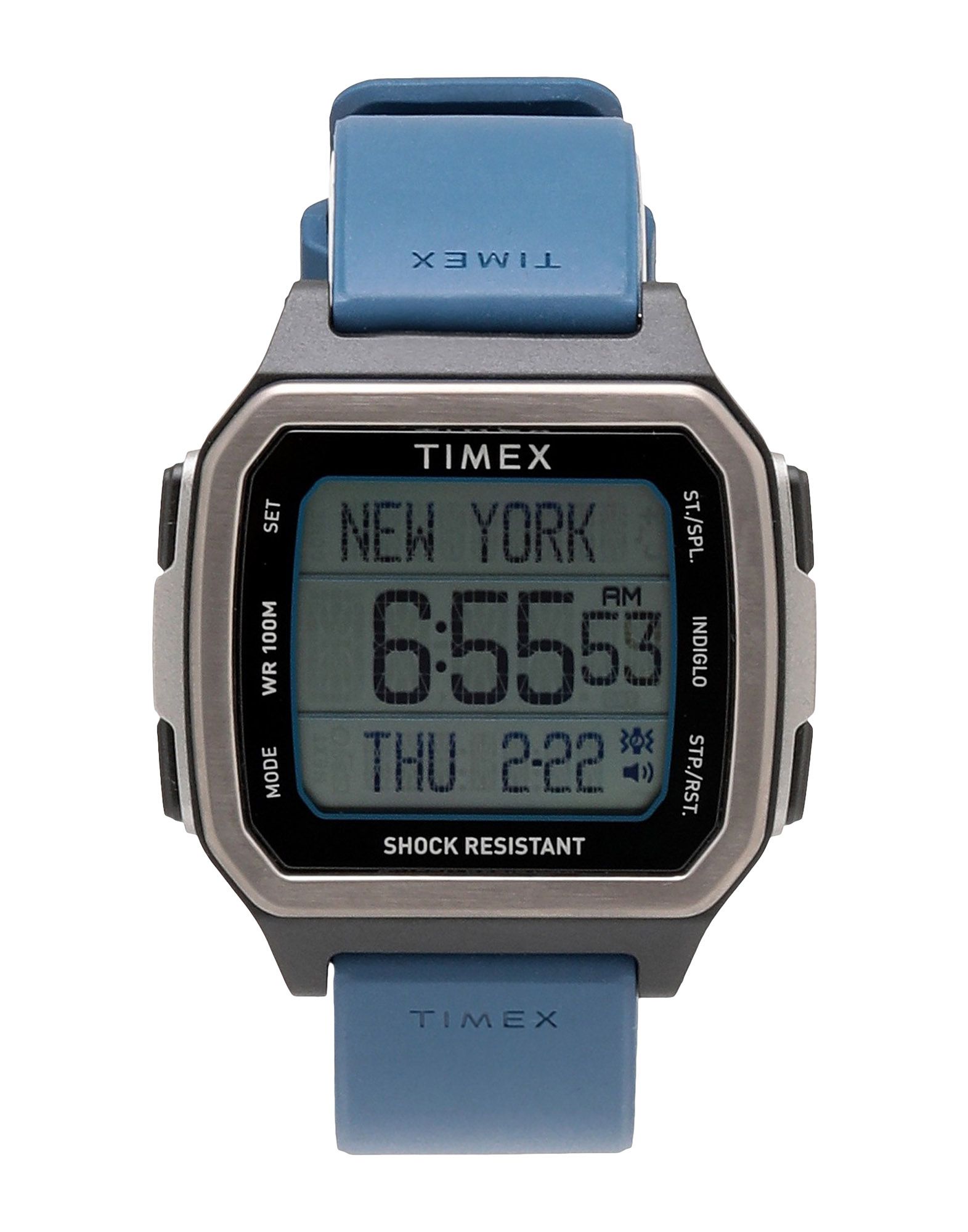 《セール開催中》TIMEX メンズ 腕時計 ブルー シリコン COMMAND URBAN