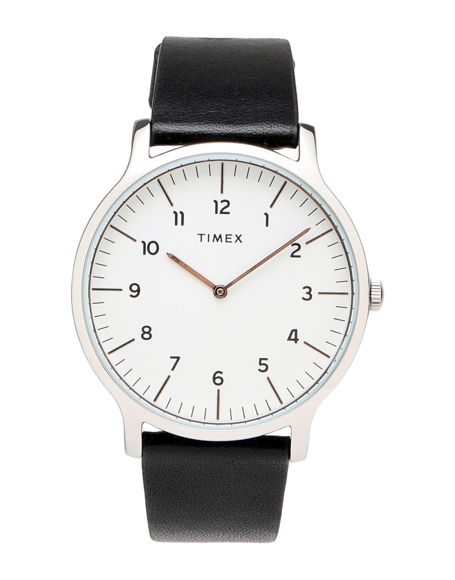 《セール開催中》TIMEX メンズ 腕時計 ブラック 革 OSLO 40MM