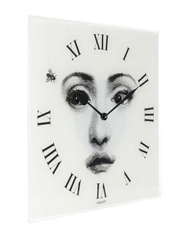 Fornasetti Clock White Size - Glass, Iron In Black
