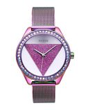 GUESS Damen Armbanduhr Farbe Malve Gre 1
