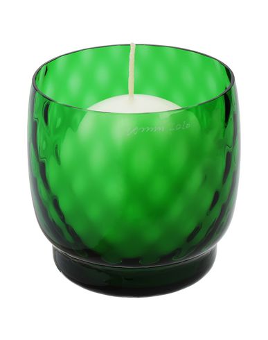 Venini Faville Candle Green Size - Glass, Natural Wax