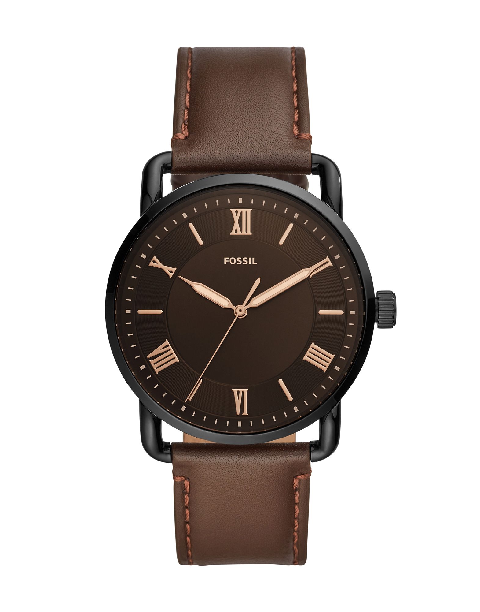《セール開催中》FOSSIL メンズ 腕時計 ブラック ステンレススチール / 革 Copeland 42MM