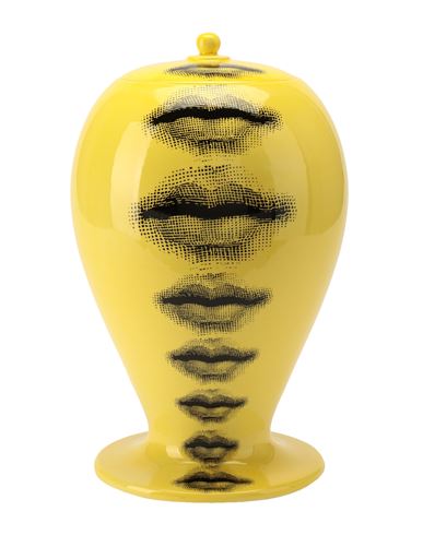 Fornasetti Bocche Vase Yellow Size - Ceramic
