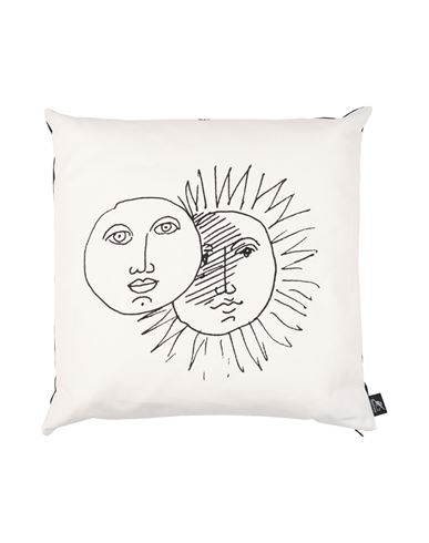 Fornasetti Pillow Or Pillow Case White Size - Cotton, Linen, Polyester