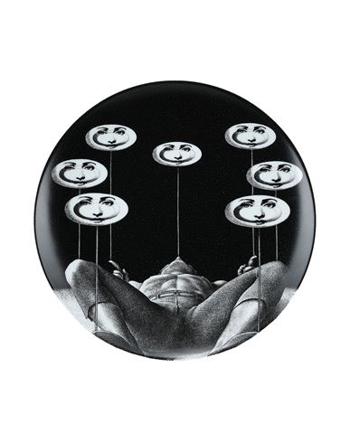 Fornasetti Tema E Variazioni N°193 Decorative Plate Black Size - Porcelain