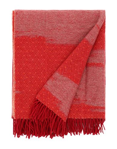 K3 By Kenzo Takada Kami Blanket Or Cover Red Size - Wool, Polyamide, Acetate, Polyester