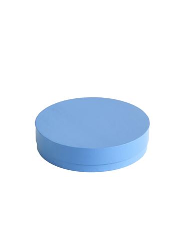 Hay Colour Storage Round Container Or Basket Pastel Blue Size - Cardboard