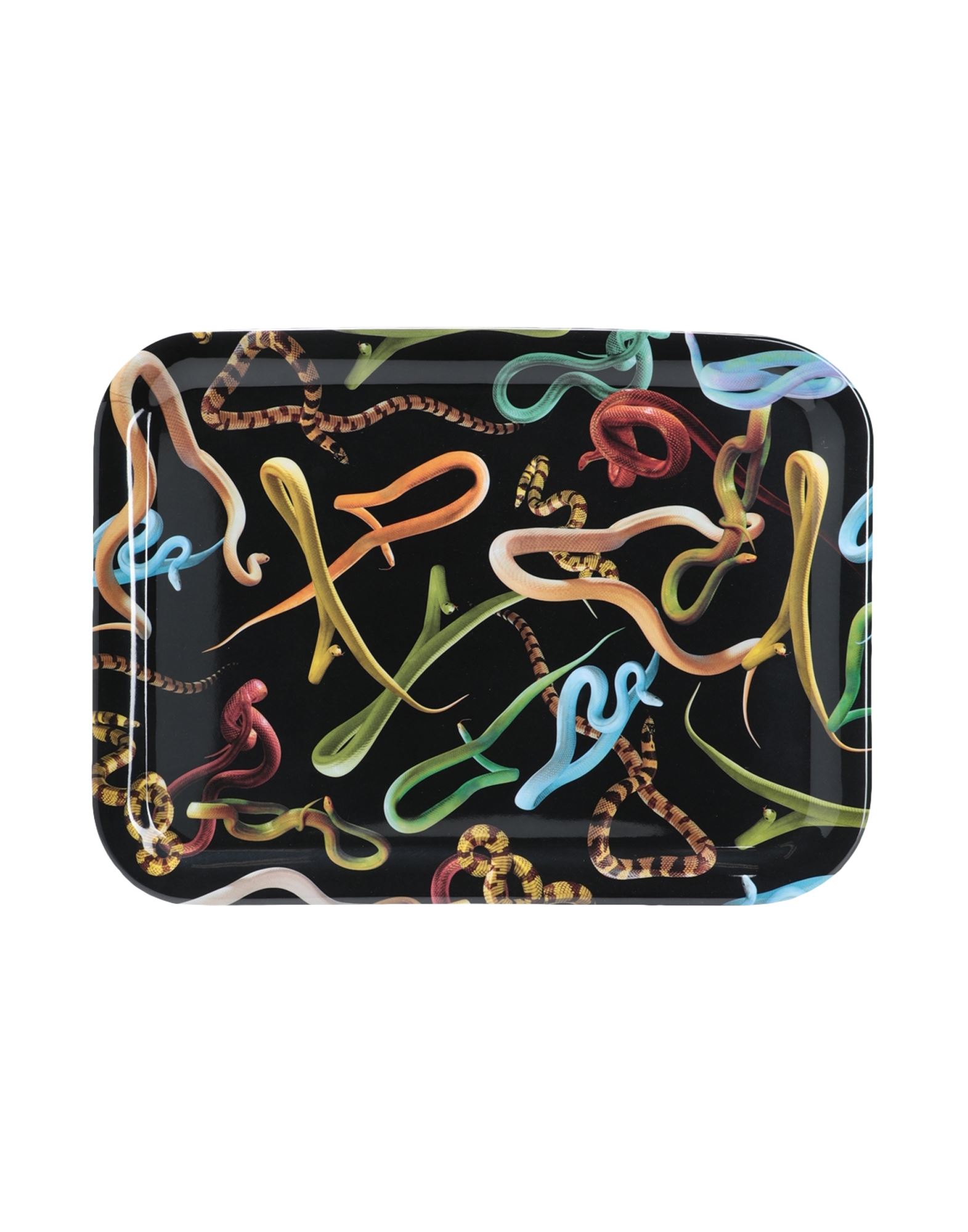 Seletti Wears Toiletpaper Trays And Serving Plates In Black