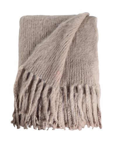 Off-white Blanket Or Cover Khaki Size - Mohair Wool, Polyamide, Wool In Beige