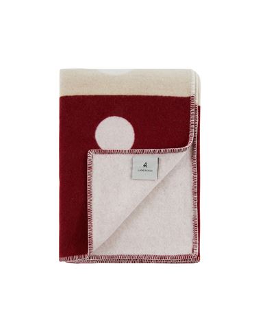Lanerossi Triennale Special Edition Blanket Or Cover Red Size - Virgin Wool
