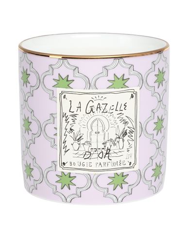 Richard Ginori Ginori 1735 La Gazelle D'or - Scented Large Candle Gr 700 Candle Lilac Size - Porcelain, Natural Wax In Purple