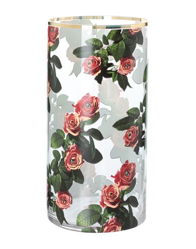 Seletti Wears Toiletpaper Roses Vase Transparent Size - Glass