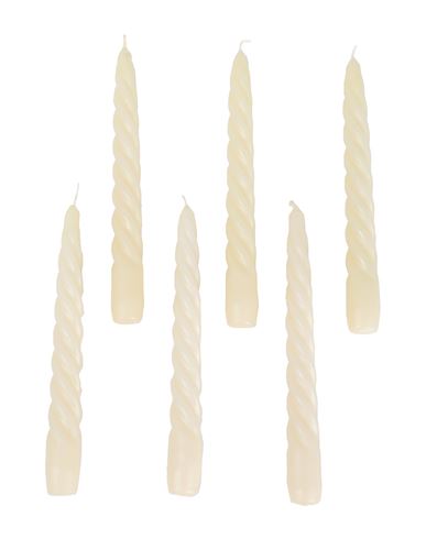 Fornasetti Set Of 6 Candles Refill Sul Tardi Candle White Size - Natural Wax