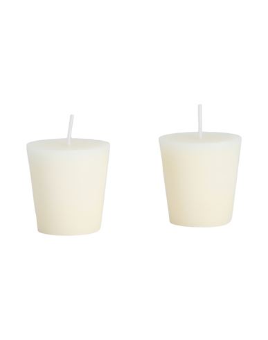 Fornasetti Set Of 2 Scented Candles Refill Al Buio/sul Tardi Candle White Size - Natural Wax