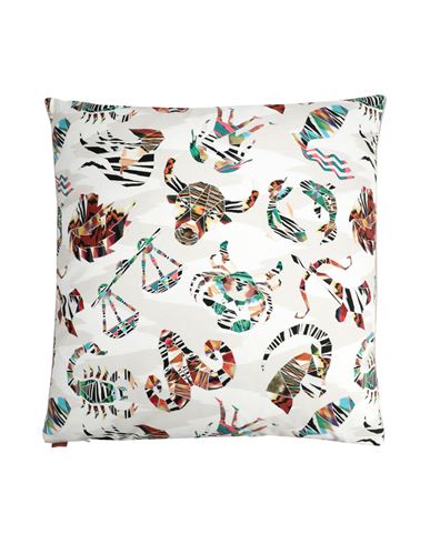 Missoni Home Zodiaco Cushion 60x60 Pillow Or Pillow Case Beige Size - Cotton In Neutral