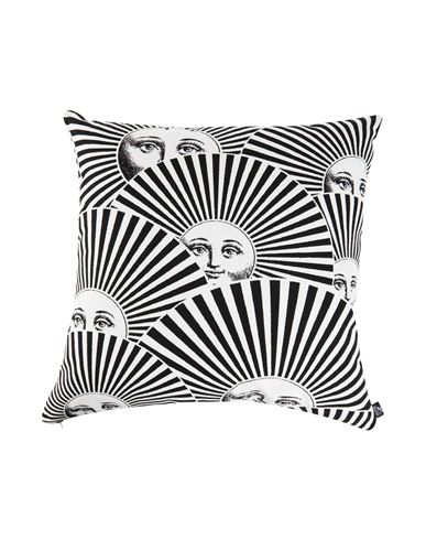 Fornasetti Outdoor Cushion 60x60 Cm Soli A Ventaglio Pillow Or Pillow Case White Size - Acrylic