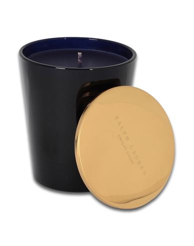 Ralph Lauren Home Amalfi Coast Single Wick Candle Midnight Blue Size - Glass, Stainless Steel, Natur