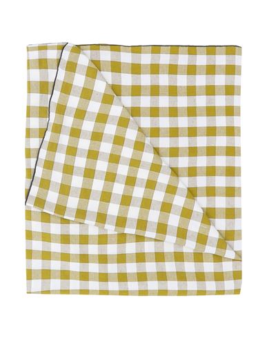 Maison De Vacances Table Cloth Bourdon Mimi Vichy 145x240 Tablecloth Ocher Size - Linen, Cotton In Yellow