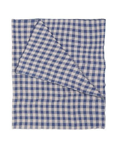 Maison De Vacances Table Cloth Bourdon Vintage 170x170 Tablecloth Blue Size - Linen