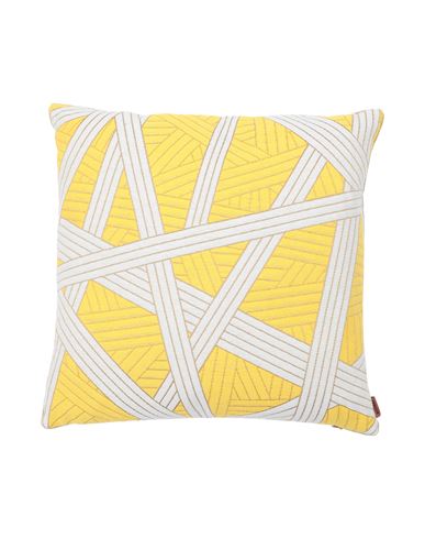 Missoni Home Nastri Cushion 30x60 Pillow Or Pillow Case Yellow Size - Cotton, Viscose, Polyester, Ac