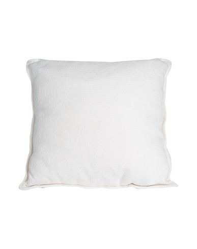 Brunello Cucinelli Pillow Or Pillow Case Ivory Size - Cotton, Cupro, Polyethylene, Brass In White