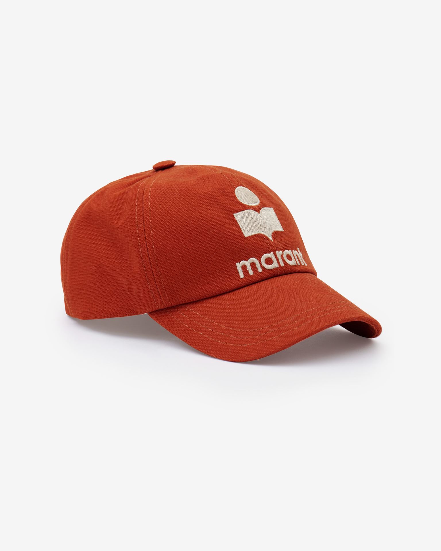 Shop Isabel Marant Tyron Logo Cap In Orange