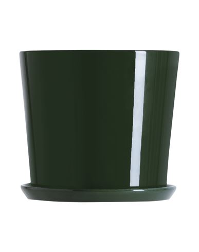 Hay Vase Dark Green Size - Ceramic In Black