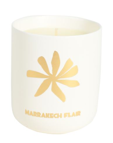 Assouline Marrakech Flair Travel Candle Candle Salmon Pink Size - Paraffin Wax, Natural Wax, Ceramic In Yellow