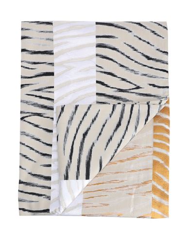 Shop Missoni Home Zambia Patchwork 260x250 Blanket Or Cover Beige Size - Polyester, Cotton