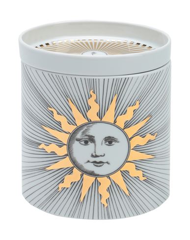 Shop Fornasetti Nel Mentre - Large Candle White Size - Porcelain, Natural Wax