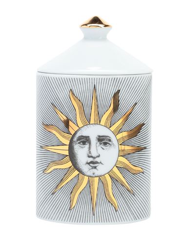 Shop Fornasetti Se Poi -small Candle White Size - Porcelain, Natural Wax